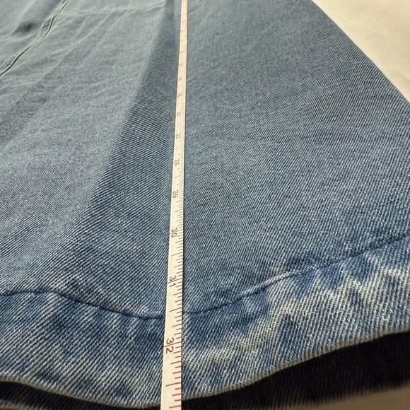 So Me Blue Denim Button-Front Midi Skirt 0113 - Picture 2 of 10